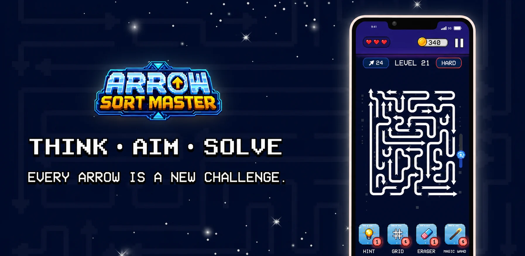 Arrow Sort Master landscape game artwork